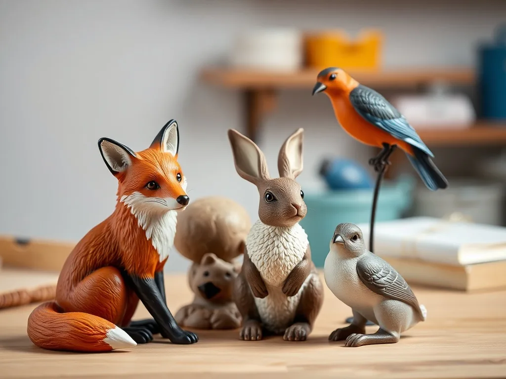 Figurines décoratives animaux en résine pour boutique et hôtel