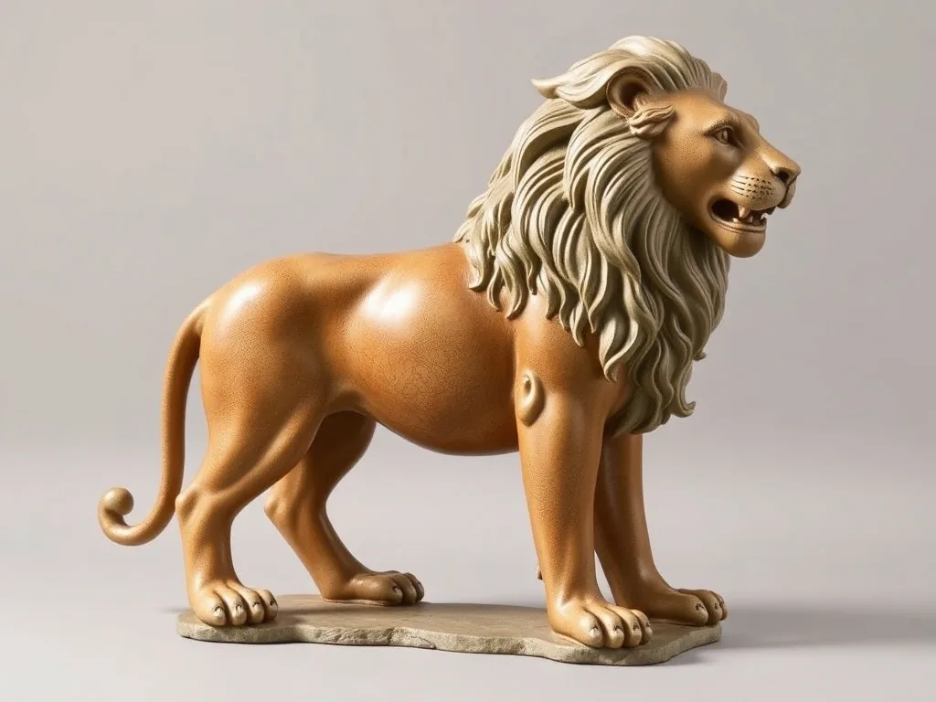 Statue animal en résine grand format pour jardin et extérieur paysager